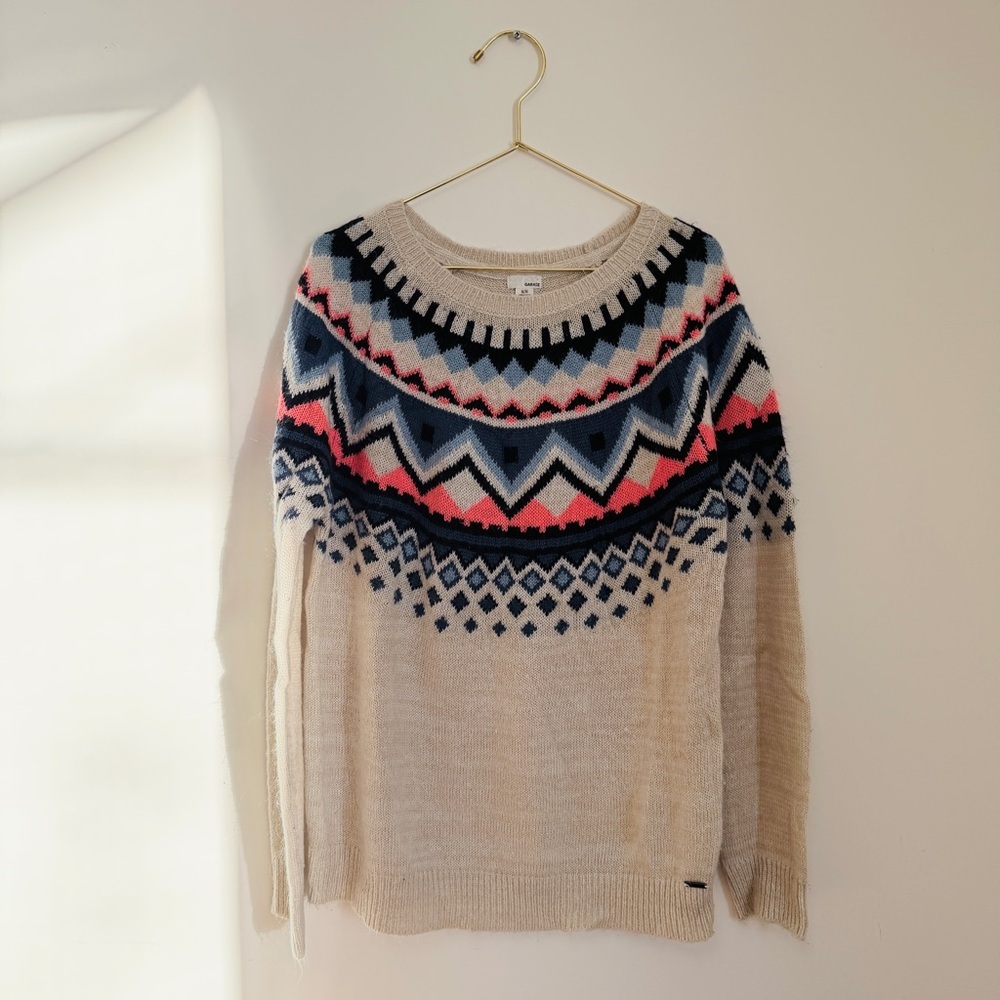 Garage Soft Knit Sweater in Cream 🍨